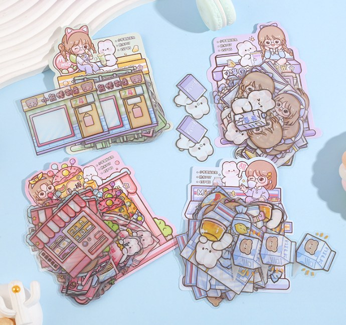 小芋圆便利店贴纸包（45枚）