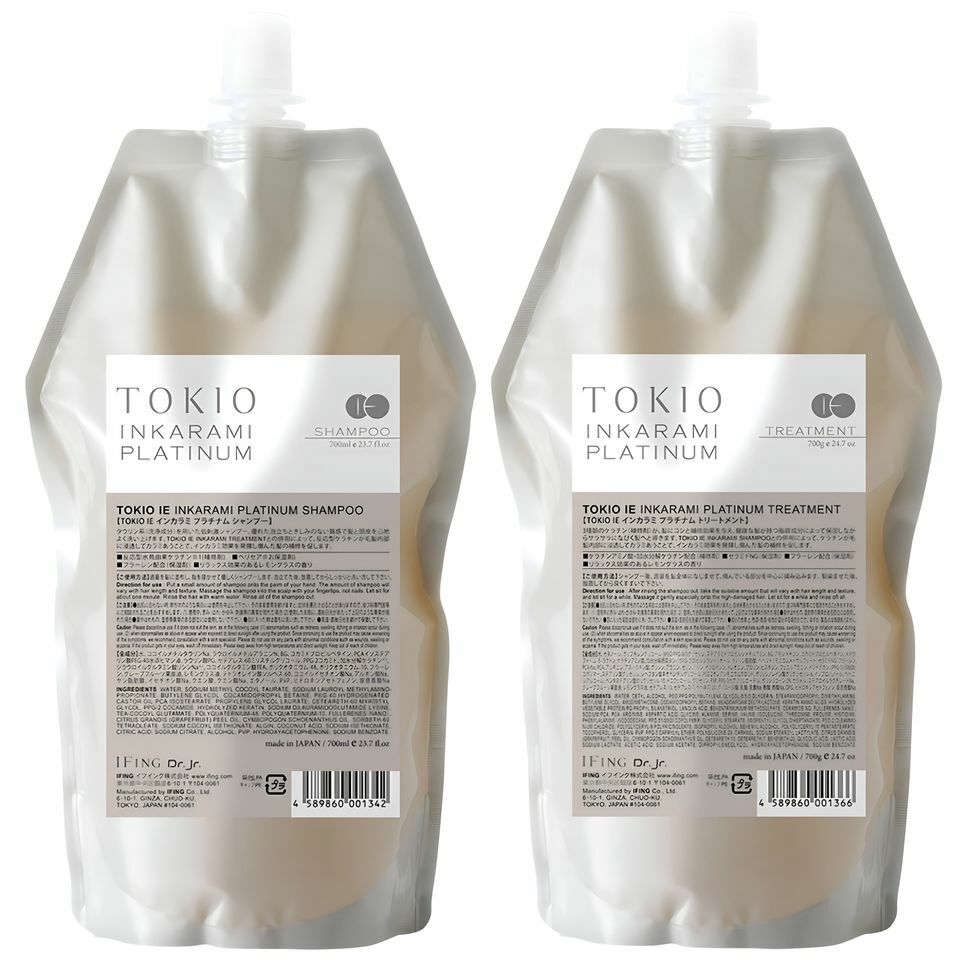 Dr.Jr. TOKIO IE Inkarami Platinum 喚羽淨露凝脂洗護套裝 700ml+700g