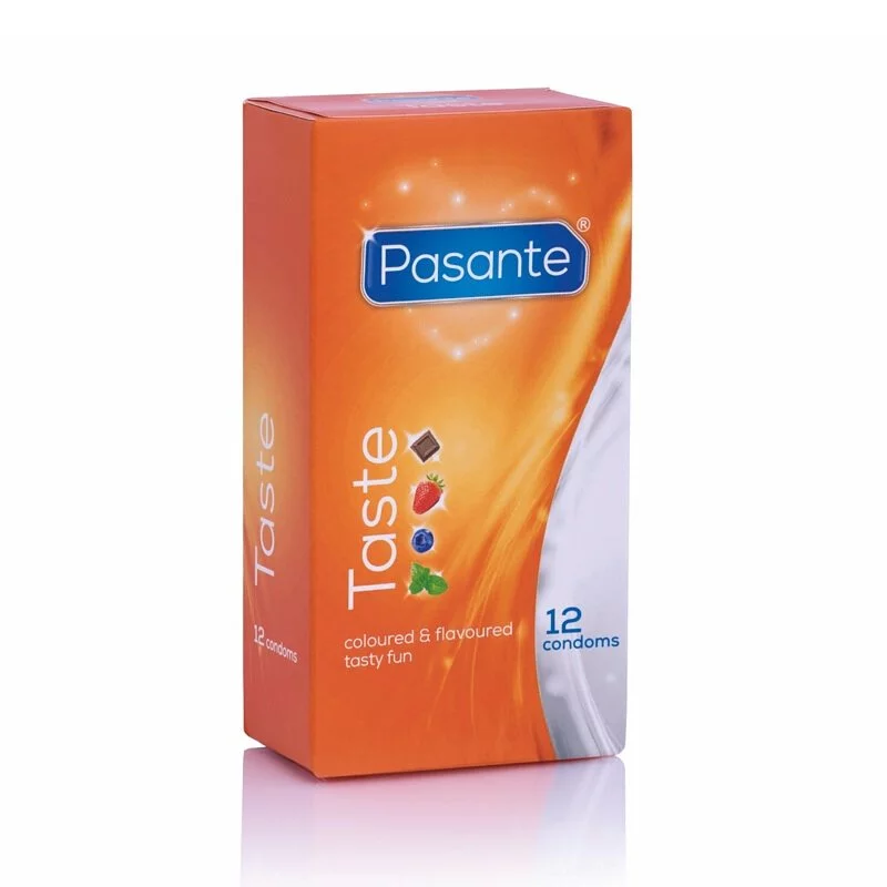 Pasante Taste 12's Pack Latex Condom