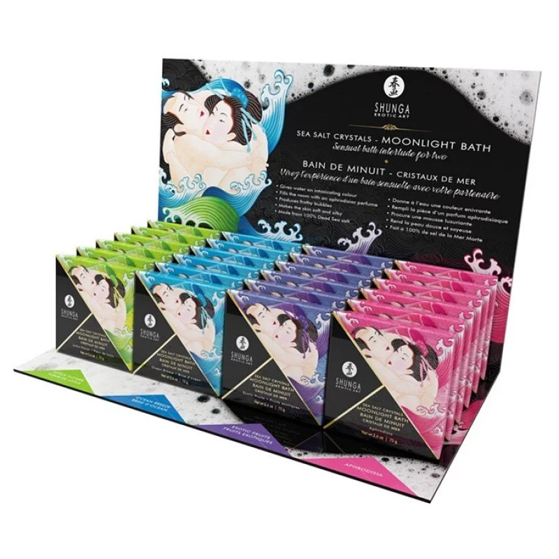 SHUNGA 泡沫水晶死海浴鹽 75g 感性蓮花