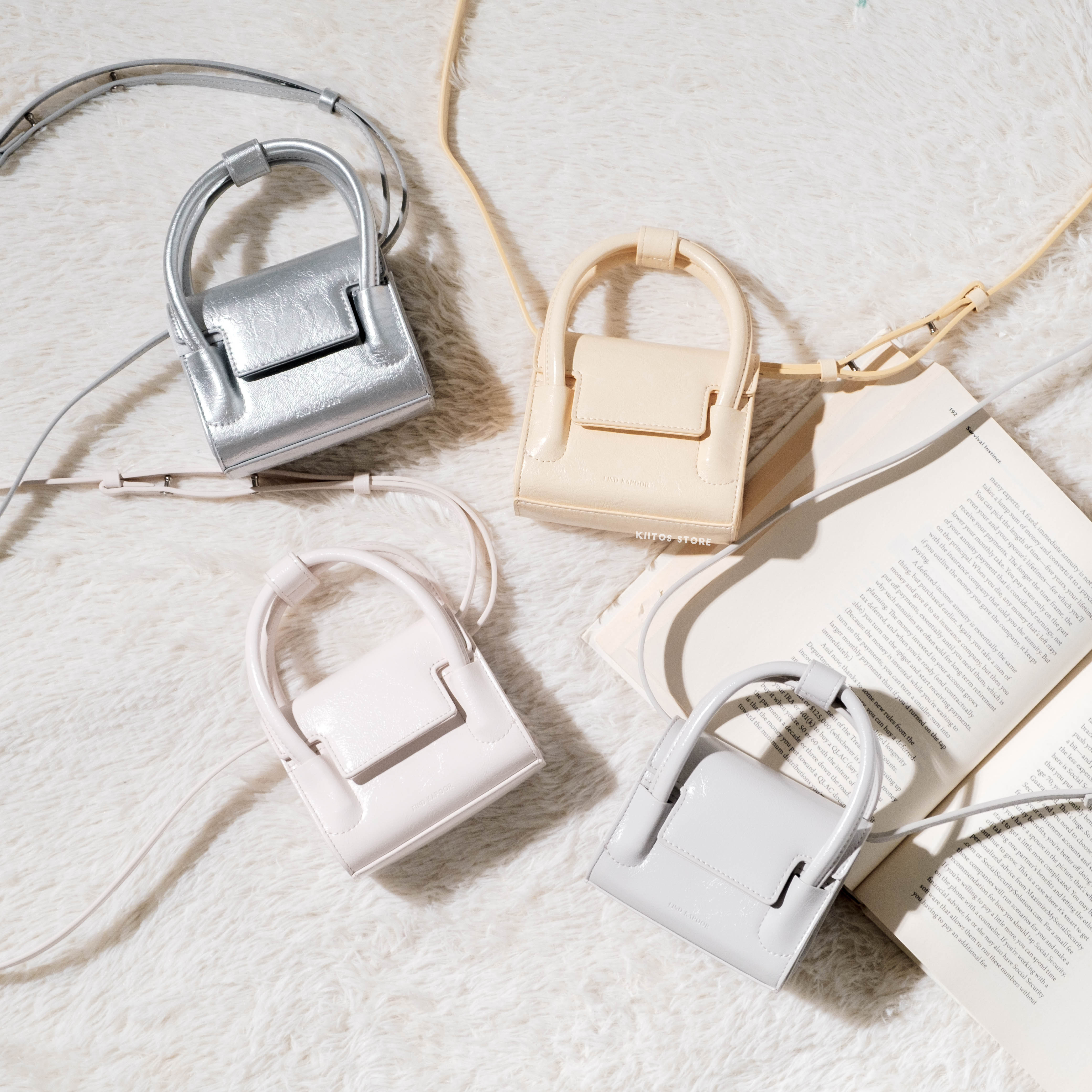 現貨 FIND KAPOOR Marty Bag 12 Crinkled 手提斜背 方包