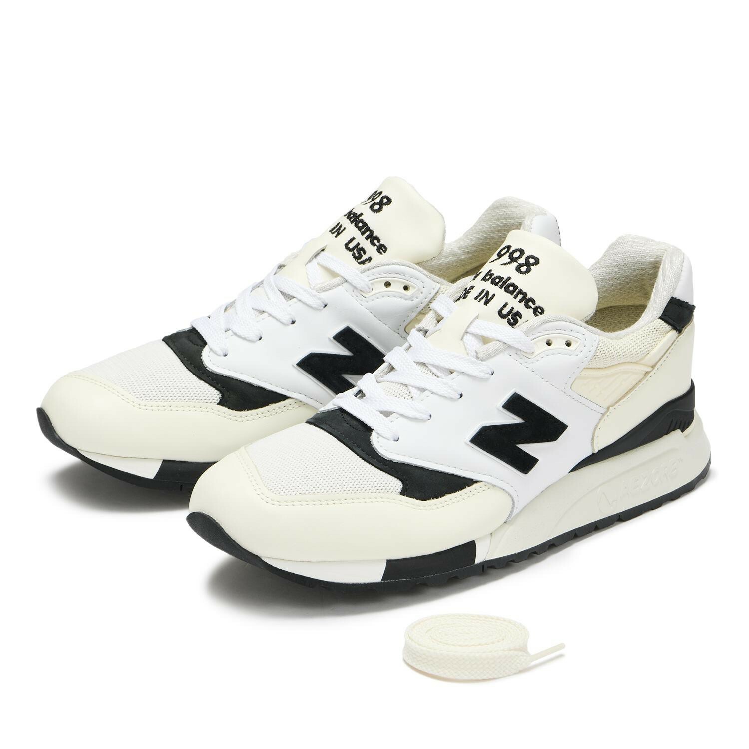 預購New Balance 998 White/Black U998TI 美製米白黑復古慢跑鞋