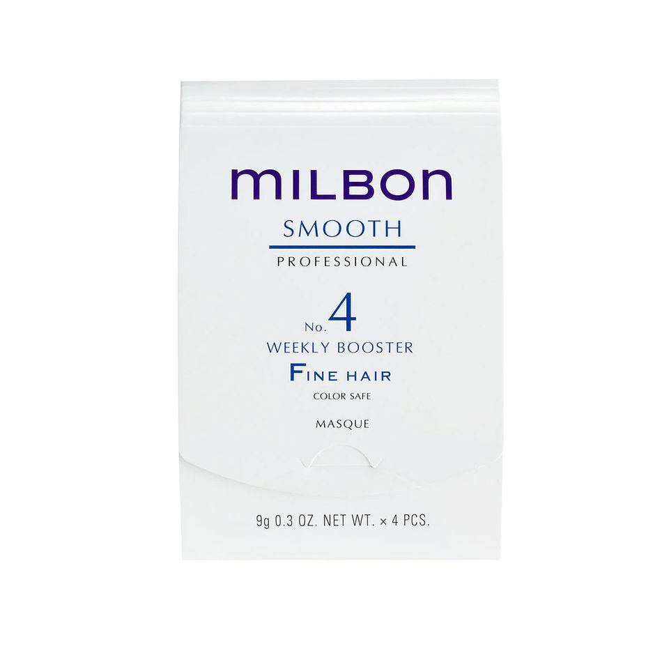 Milbon - Smooth Professional No. 4 柔順亮澤髮膜 (幼軟髮質) 9g x 4