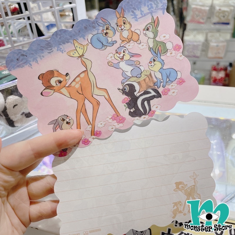 小鹿斑比桑比兔花兒信紙套裝