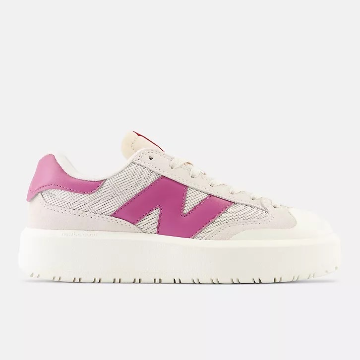 New Balance 302 絢麗粉復古厚底鞋