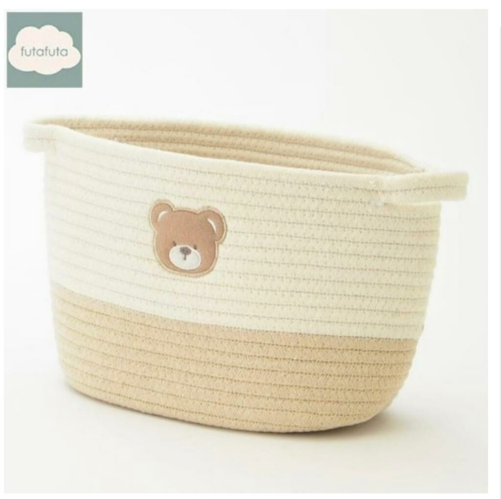 (現貨)🇯🇵日本直送 熊仔收納籃 (30x18x20cm)