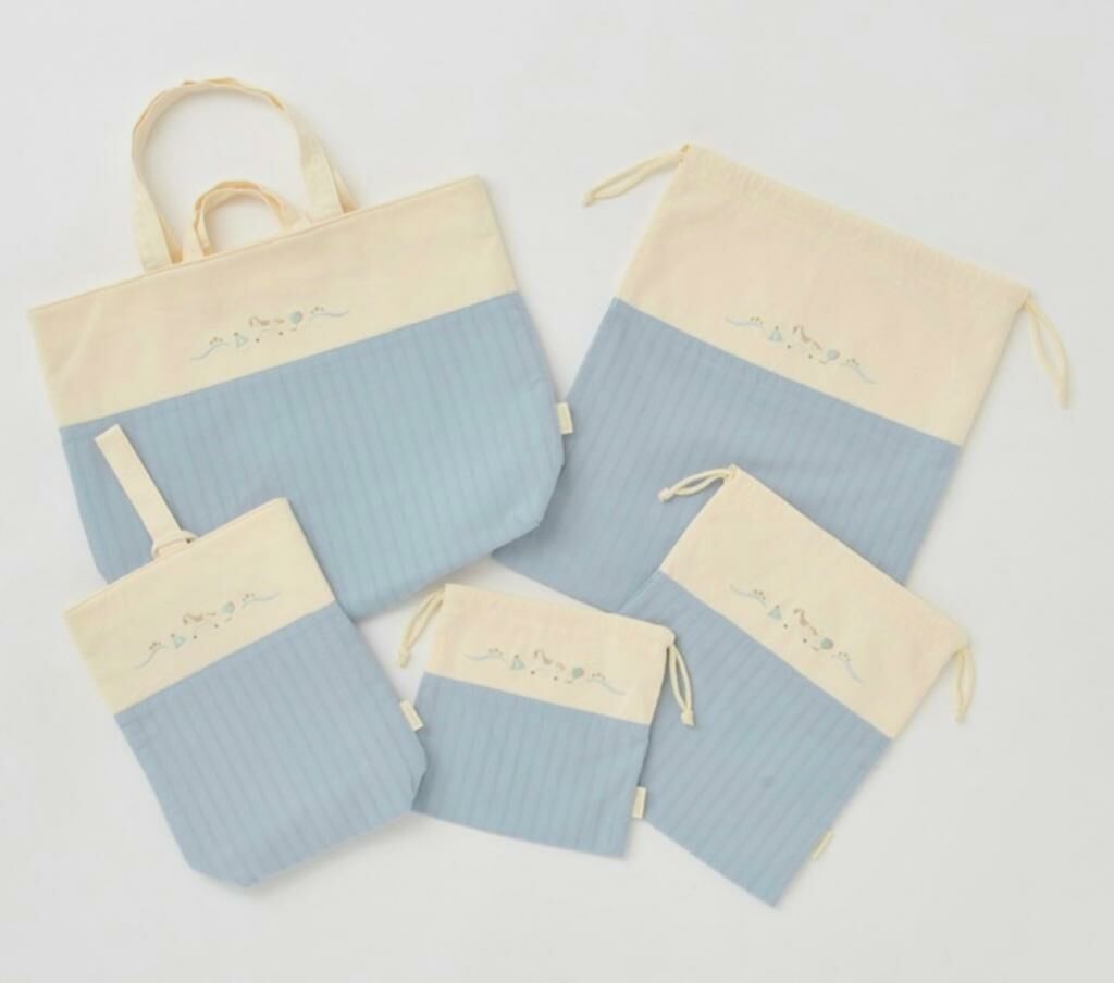 (現貨)🇯🇵日本直送 Cottoli 木馬 多用途收納袋 畫畫袋 鞋袋