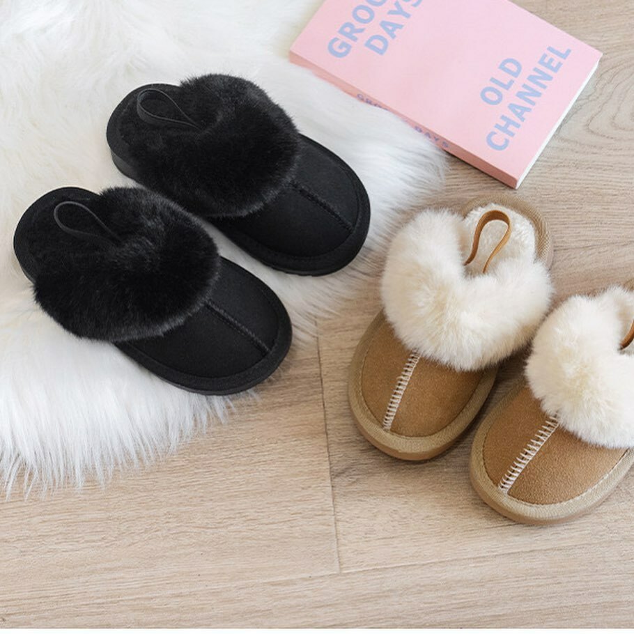 冬日必備經典毛毛拖鞋