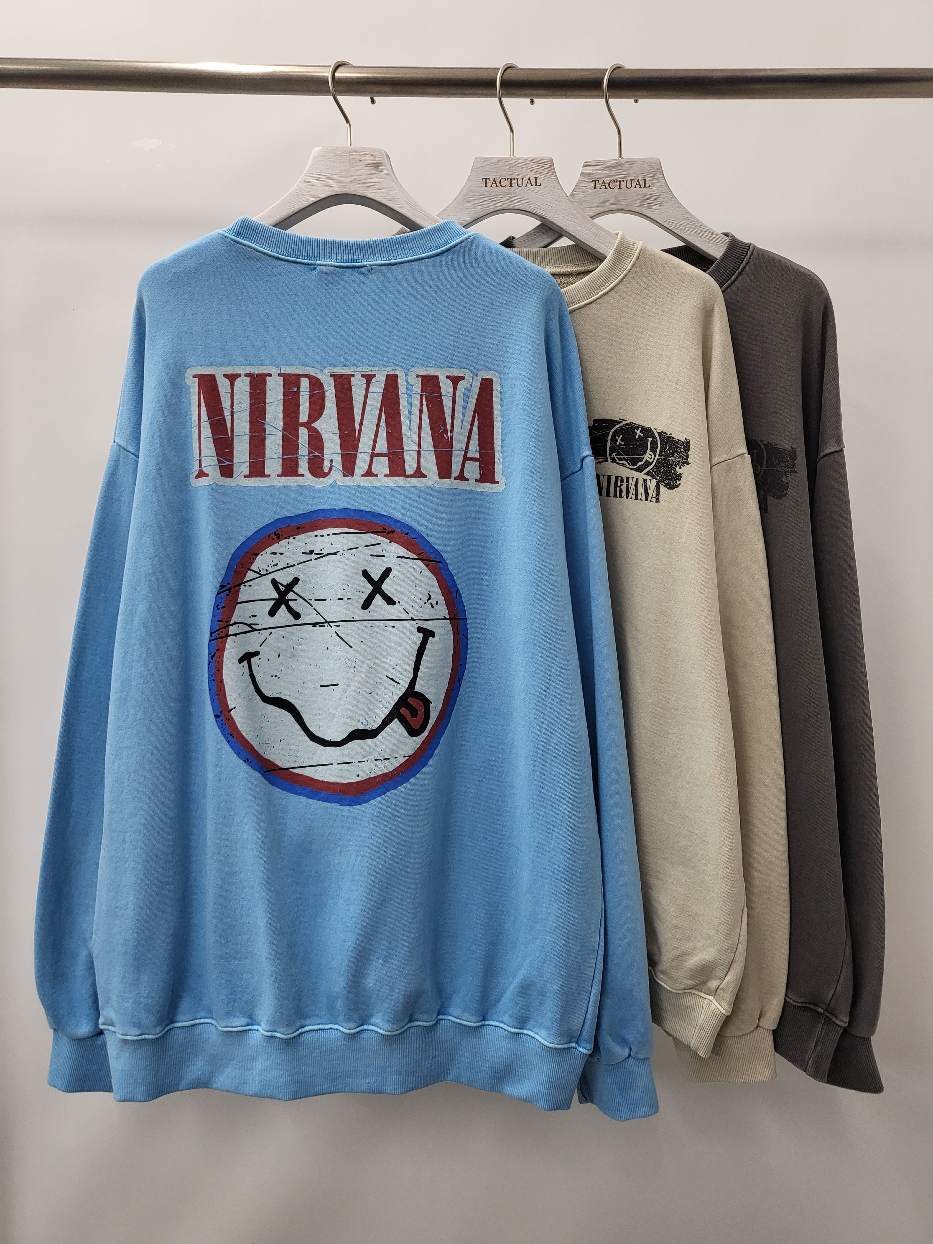 哈哈笑圖案英文字衛衣 T5208