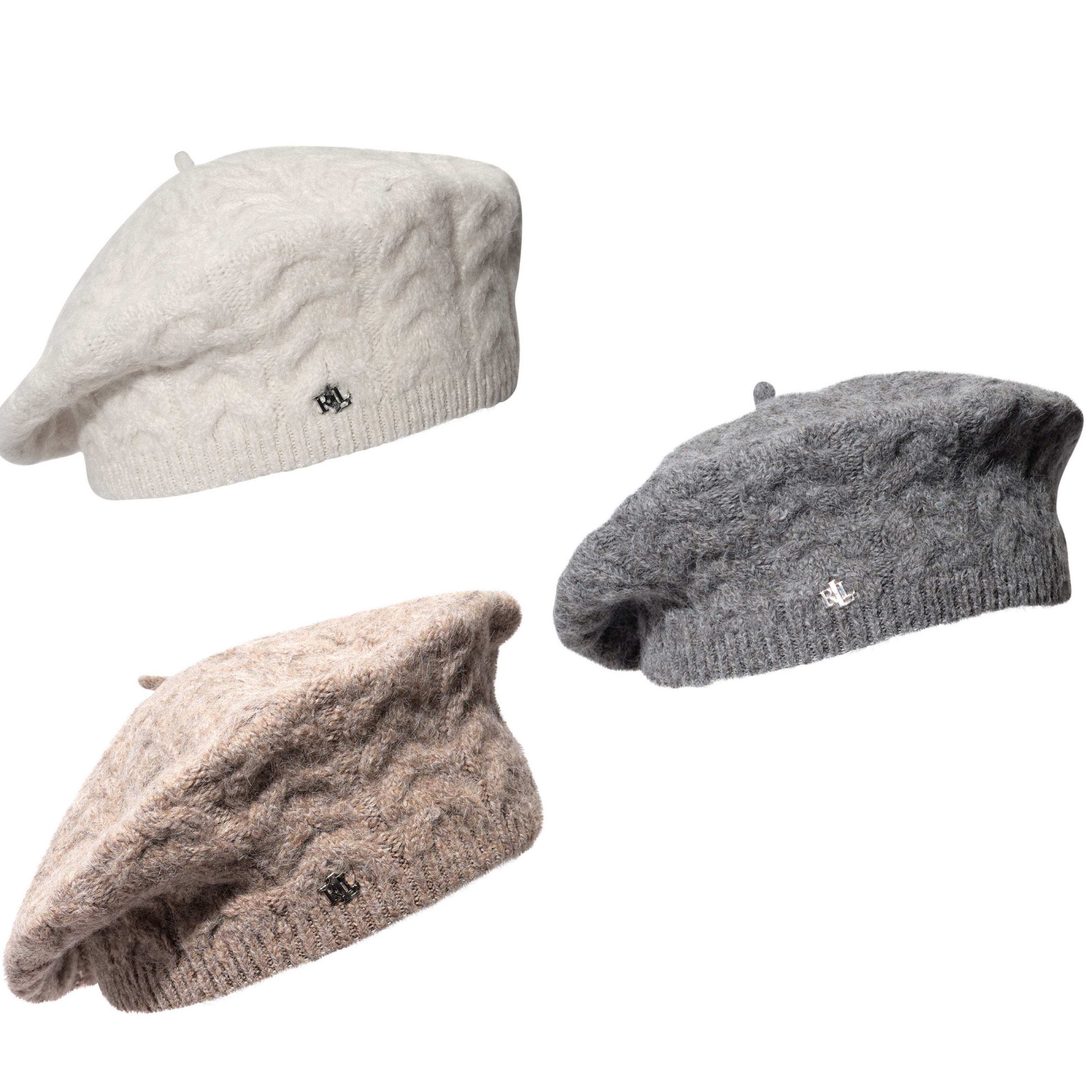 [美國現貨] Ralph Lauren Women's Fluffy Cable Beret