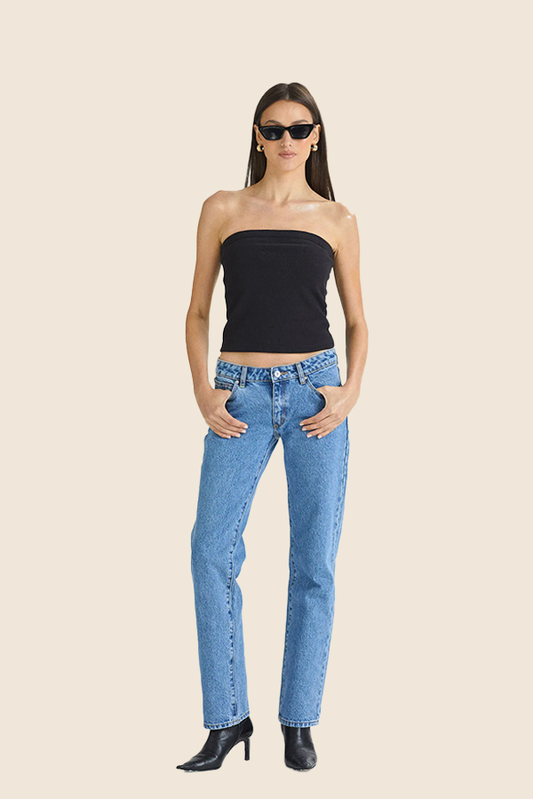 ABRAND JEANS - 99 LOW STRAIGHT 低腰直筒牛仔褲