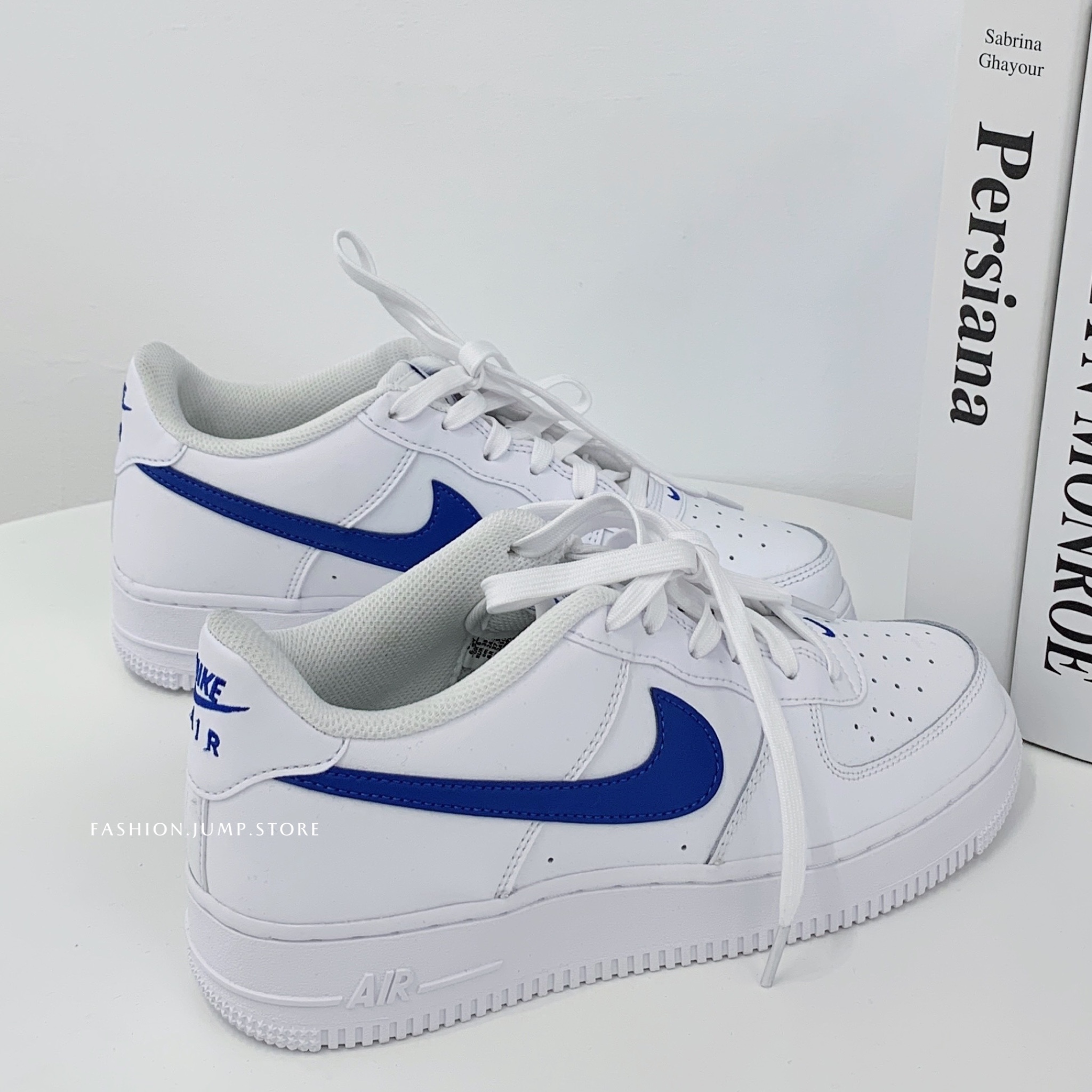 （一週到貨）Nike Air Force 1 白色寶藍勾藍勾白藍DV7762-103