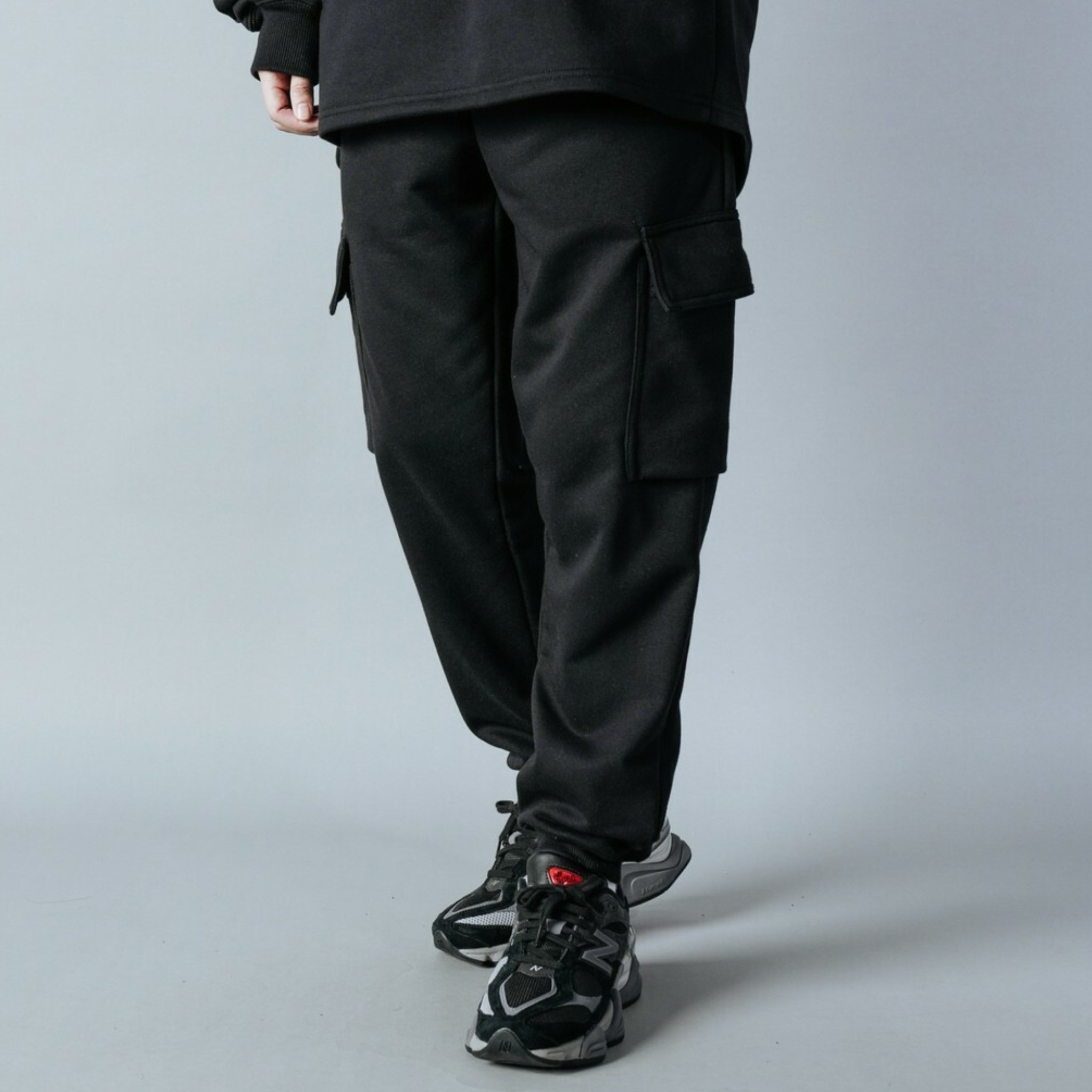 #140 台灣製極厚磅寬鬆大口袋縮口棉褲