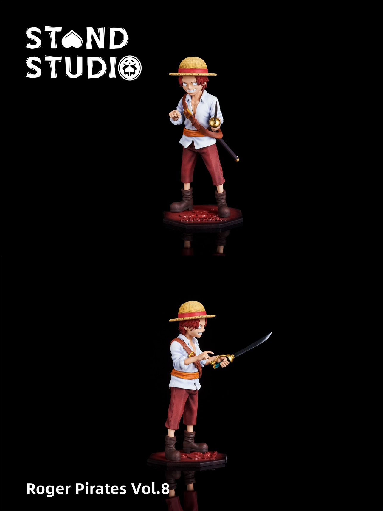 現貨GK 替身工作室 Stand Studio One Piece 海賊王 羅傑海賊團第8彈 紅發香克斯&小丑巴基