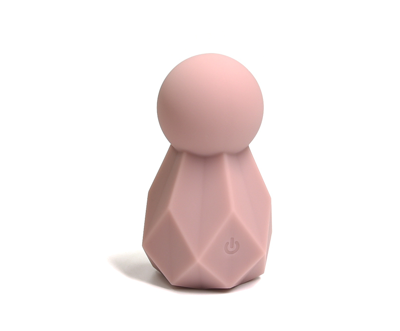 多棱角淡色震動器--粉色