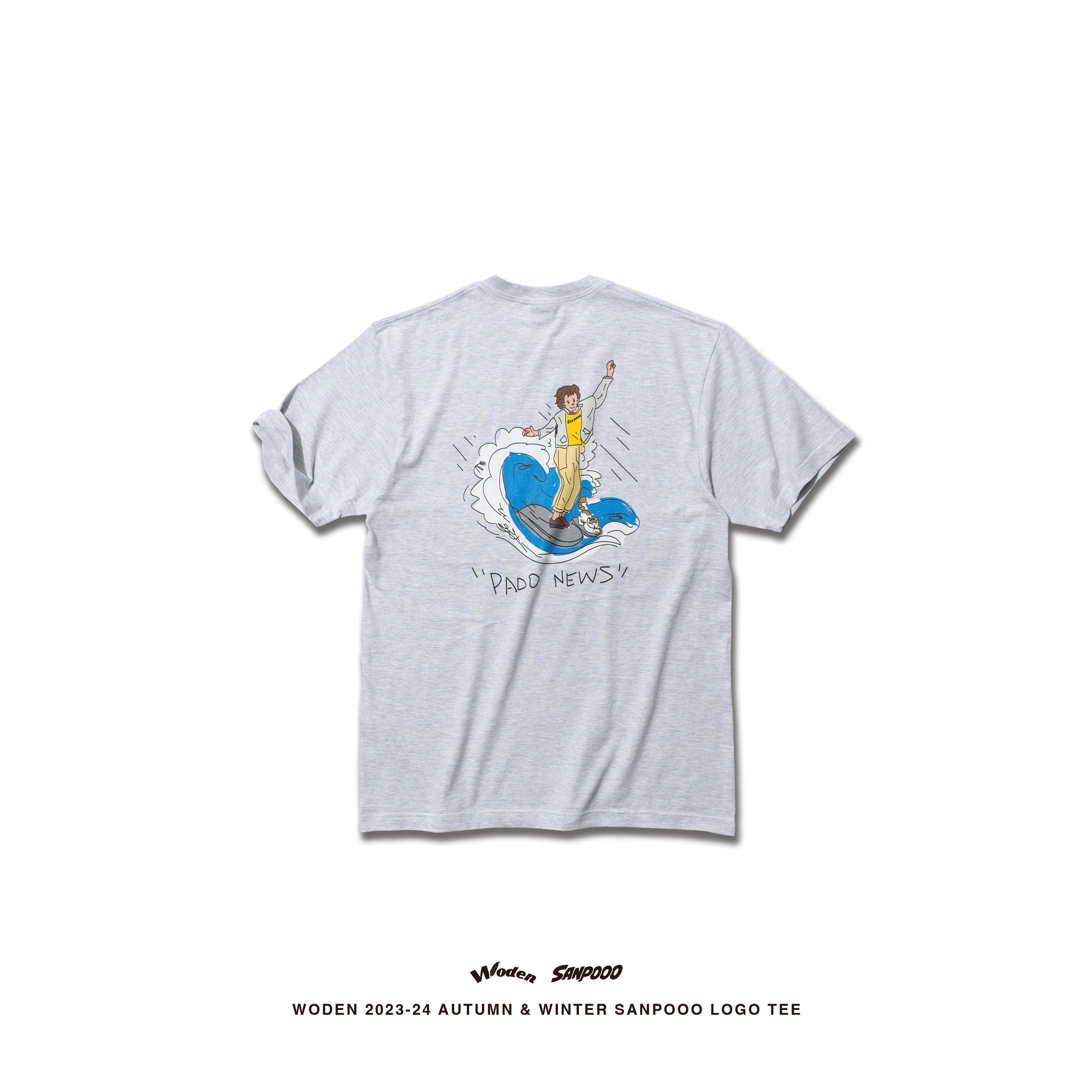 WODEN 2023-24 Autumn & Winter SANPOOO LOGO tee