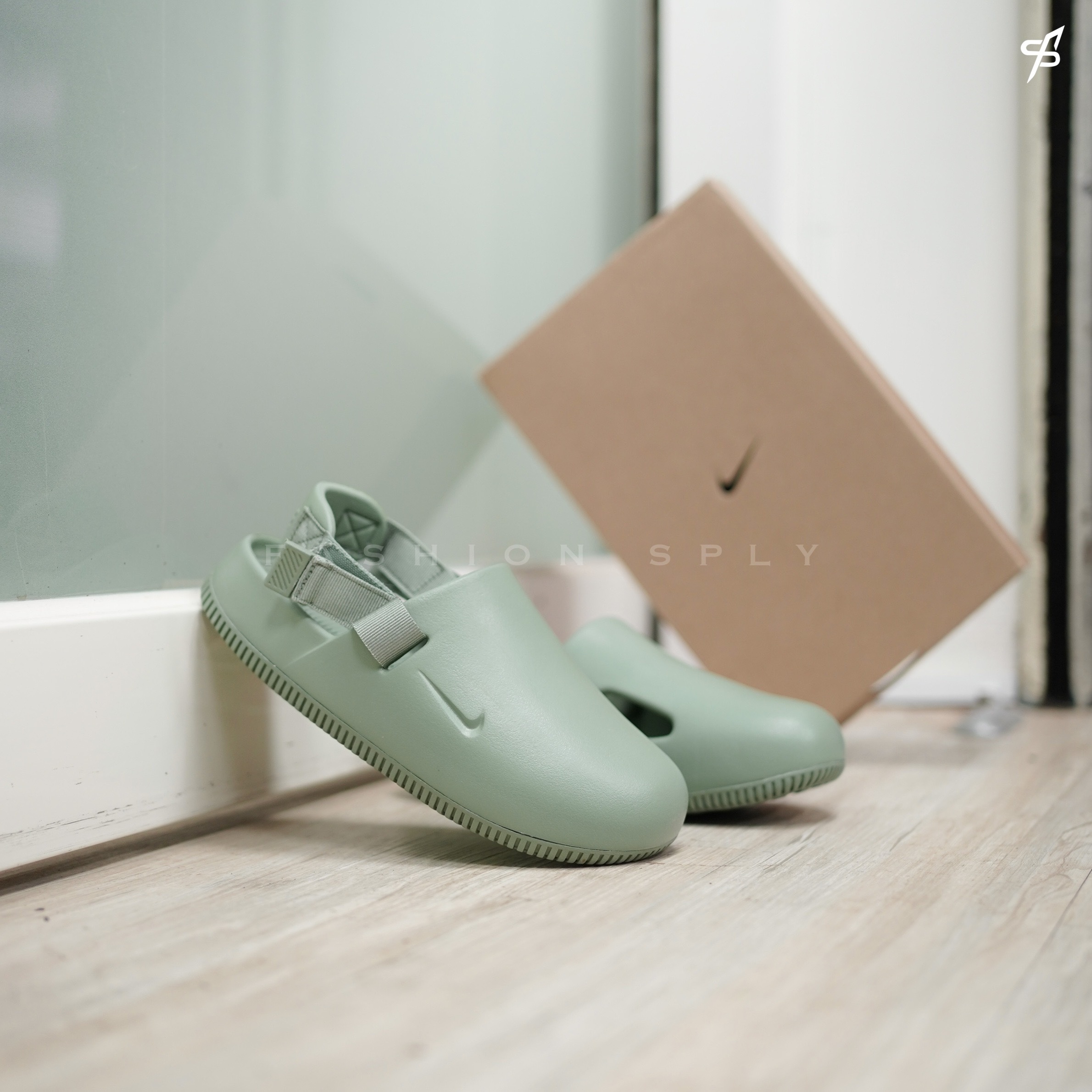 W Nike Calm Mule Olive Green 橄欖綠 FB2185-300