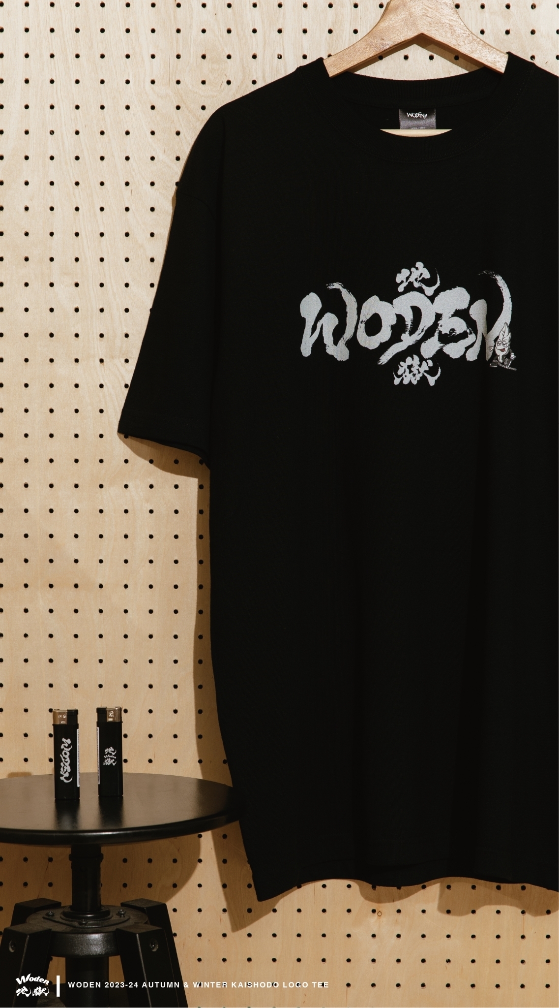 WODEN 2023-24 Autumn & Winter Kaishodo LOGO Tee