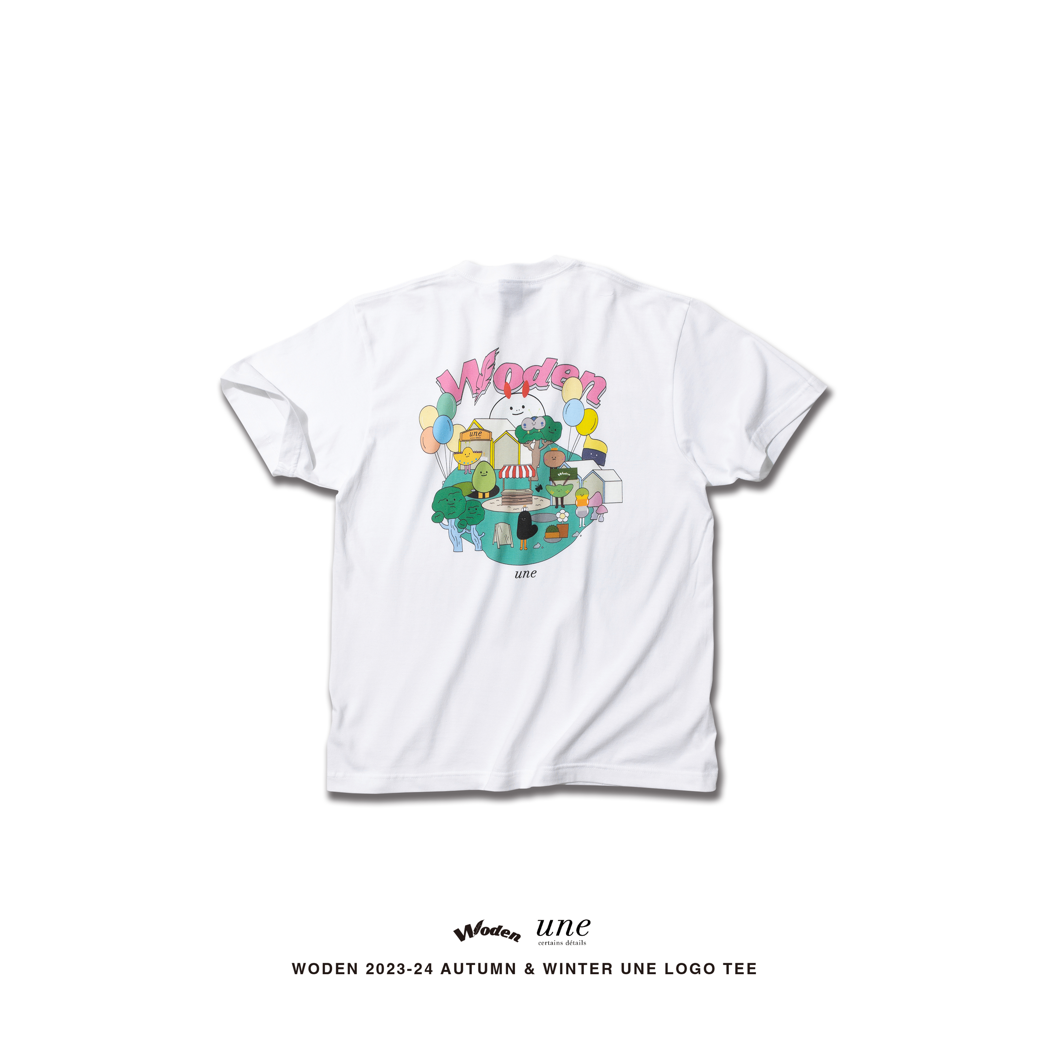 WODEN 2023-24 Autumn & Winter UNE LOGO tee