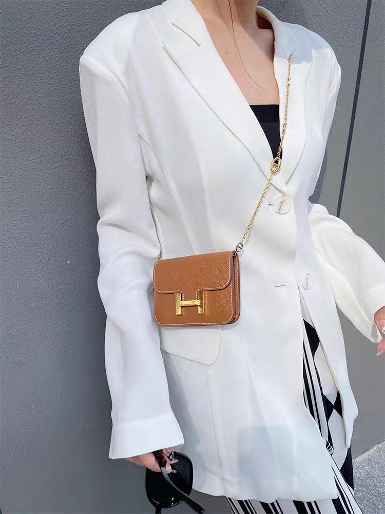 康康slim精琢耿改造鏈條包帶配件內膽roulis腰包改挎包豬鼻鏈