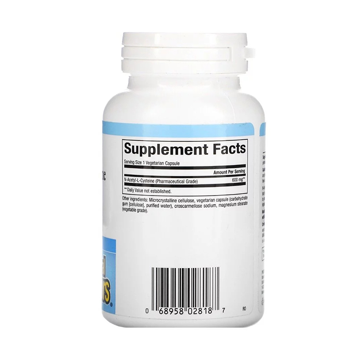 Natural Factors NAC 600 mg ,60 Veg Capsules