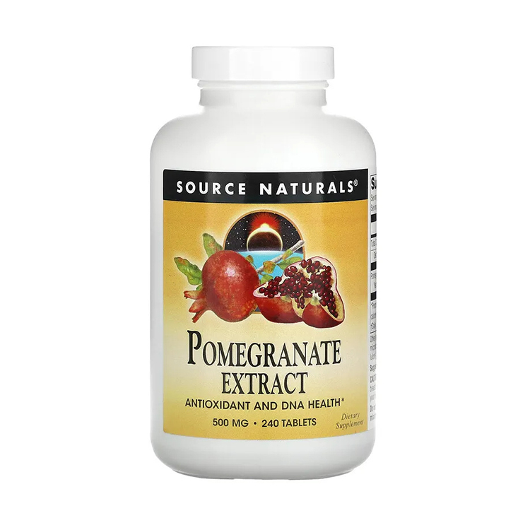 Source Naturals, Pomegranate Extract, 500 mg, 240 Tablets