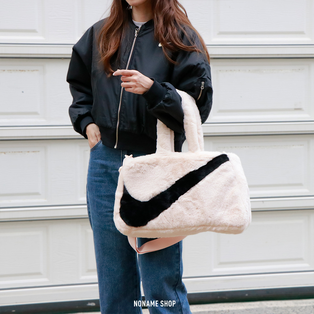 NIKE NSW 大勾 毛毛 毛絨 手提 肩背 三色