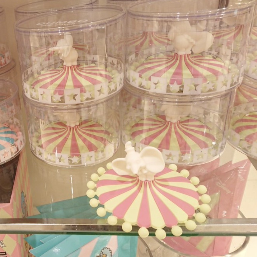 【24H出貨】日本𝗙𝗿𝗮𝗻𝗰𝗳𝗿𝗮𝗻𝗰 𝗫 𝗗𝗶𝘀𝗻𝗲𝘆 小飛象杯蓋(粉黃)