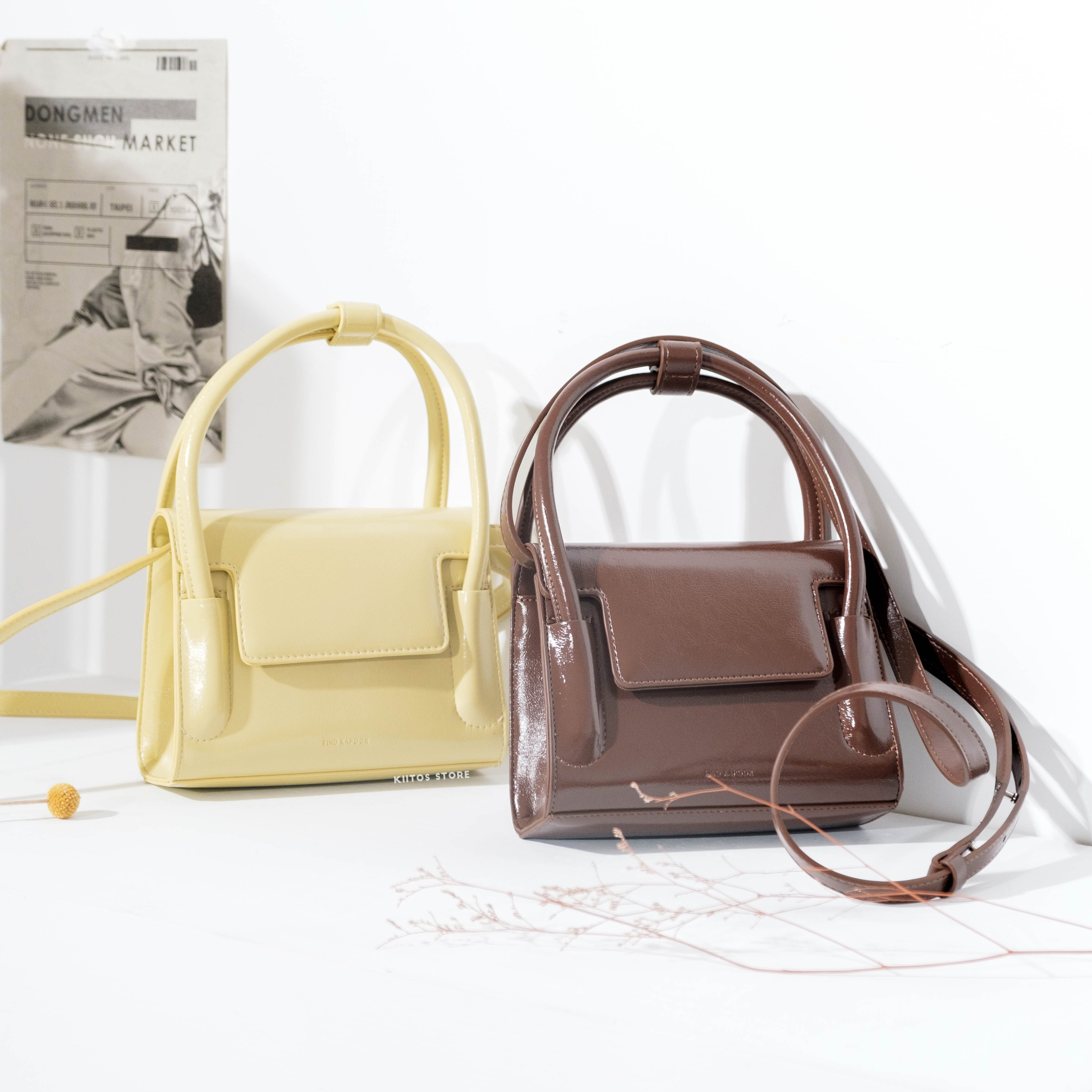 FIND KAPOOR MARTY BAG 18 CRINKLED 手提斜背方包