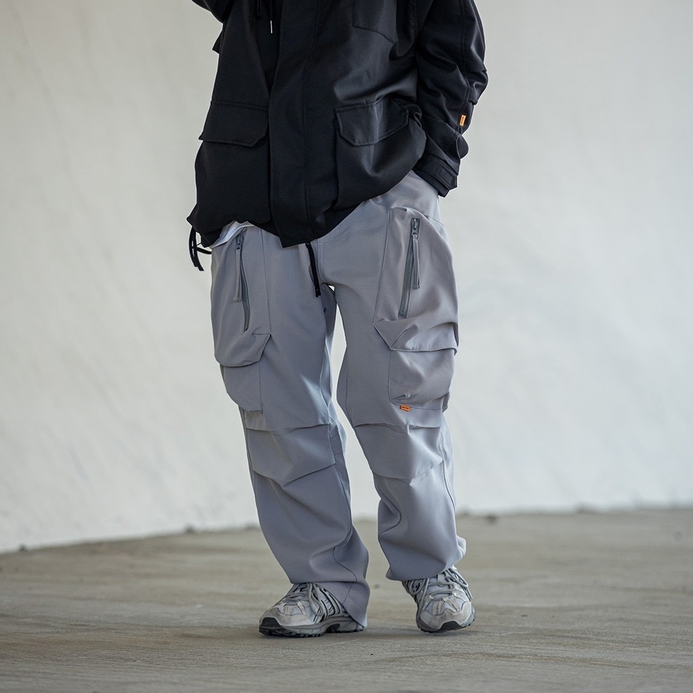 ☆ETW☆【EASY TO WEAR】QUEST NYLON FUNCTIONAL PANTS 機能多口袋長褲 黑 灰 棕
