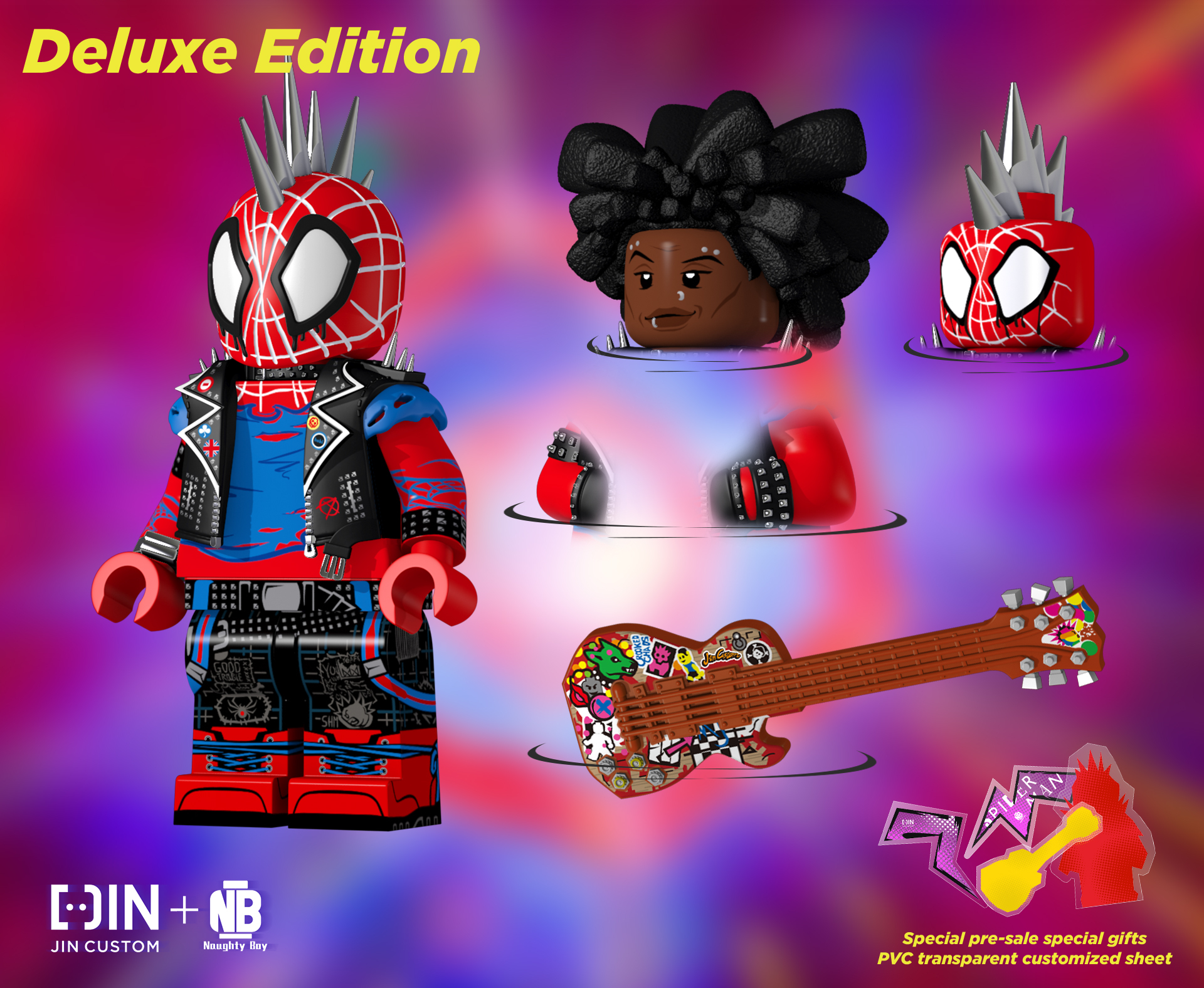 [JIN Custom] [In Stock] Punk Spider Man - Deluxe Edition [PADprinted]