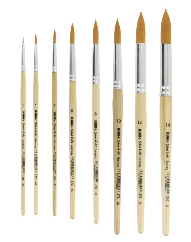 德國 - KUM - 尼龍圓筆刷