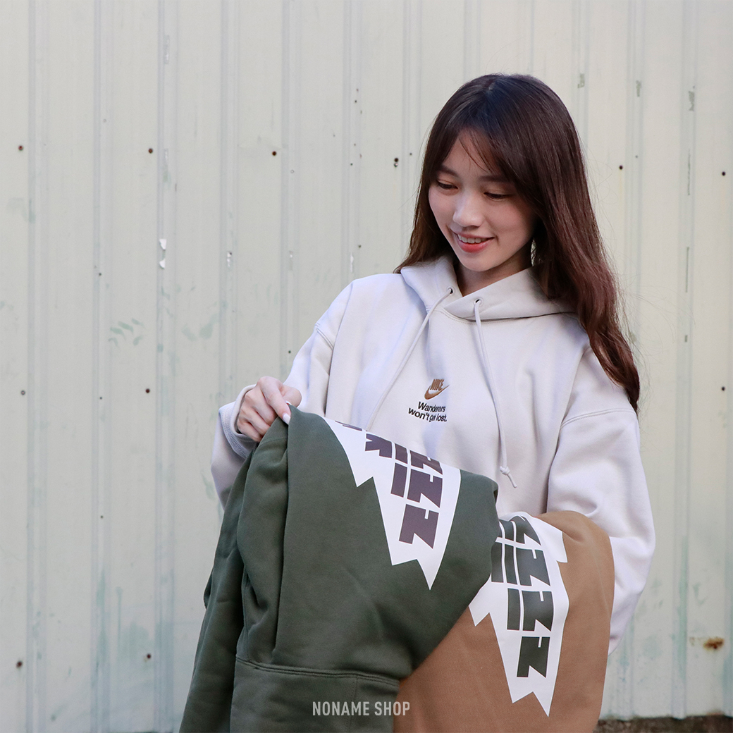 NIKE HOODIE 抽繩 帽T 刺繡 山脈 LOGO 三色 (男款)