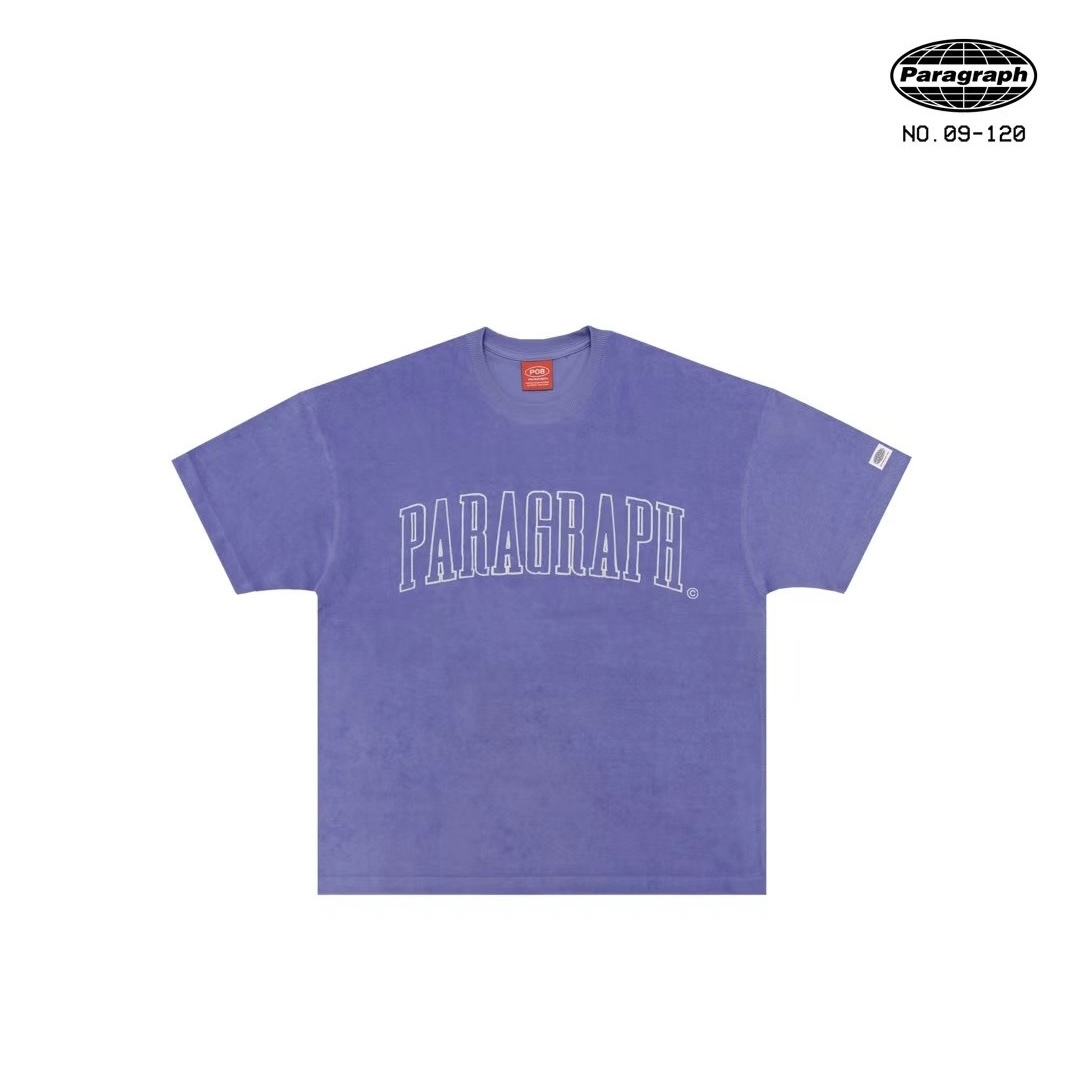 Paragraph 毛巾布短袖上衣