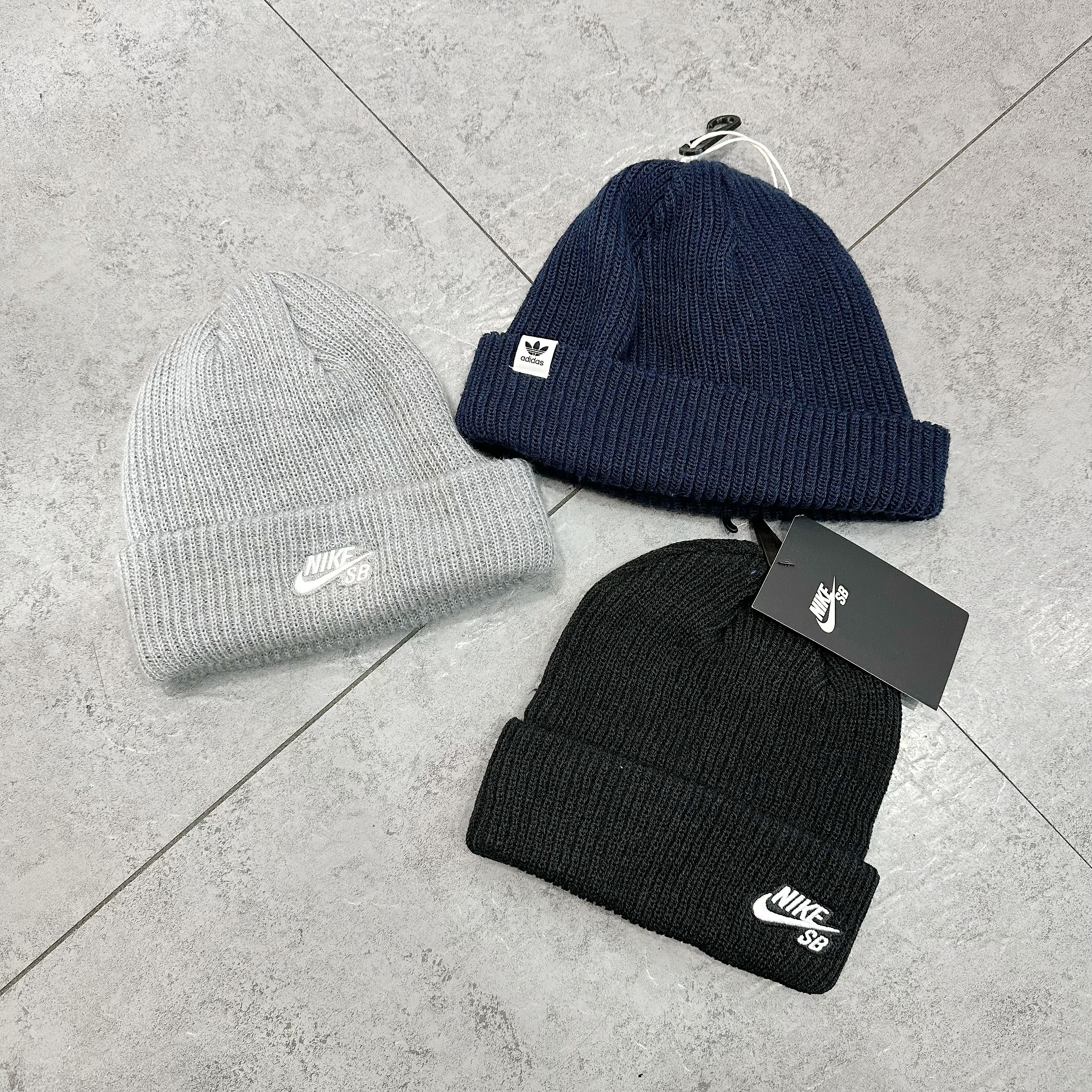 ADIDAS / NIKE SB LOGO BEANIE 冷帽