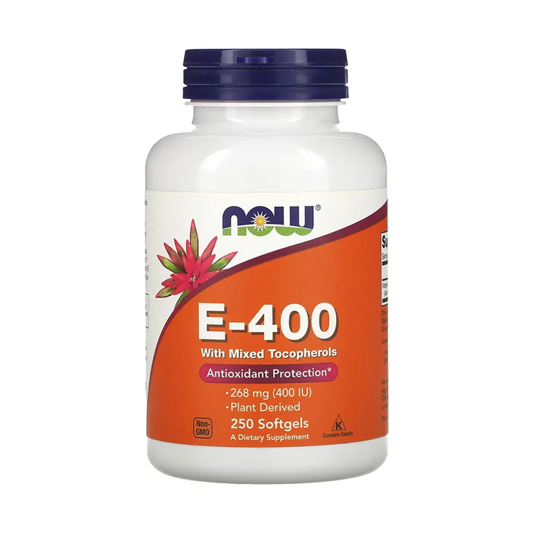 Now Foods, Natural E-400 With Mixed Tocopherols, 250 Softgels
