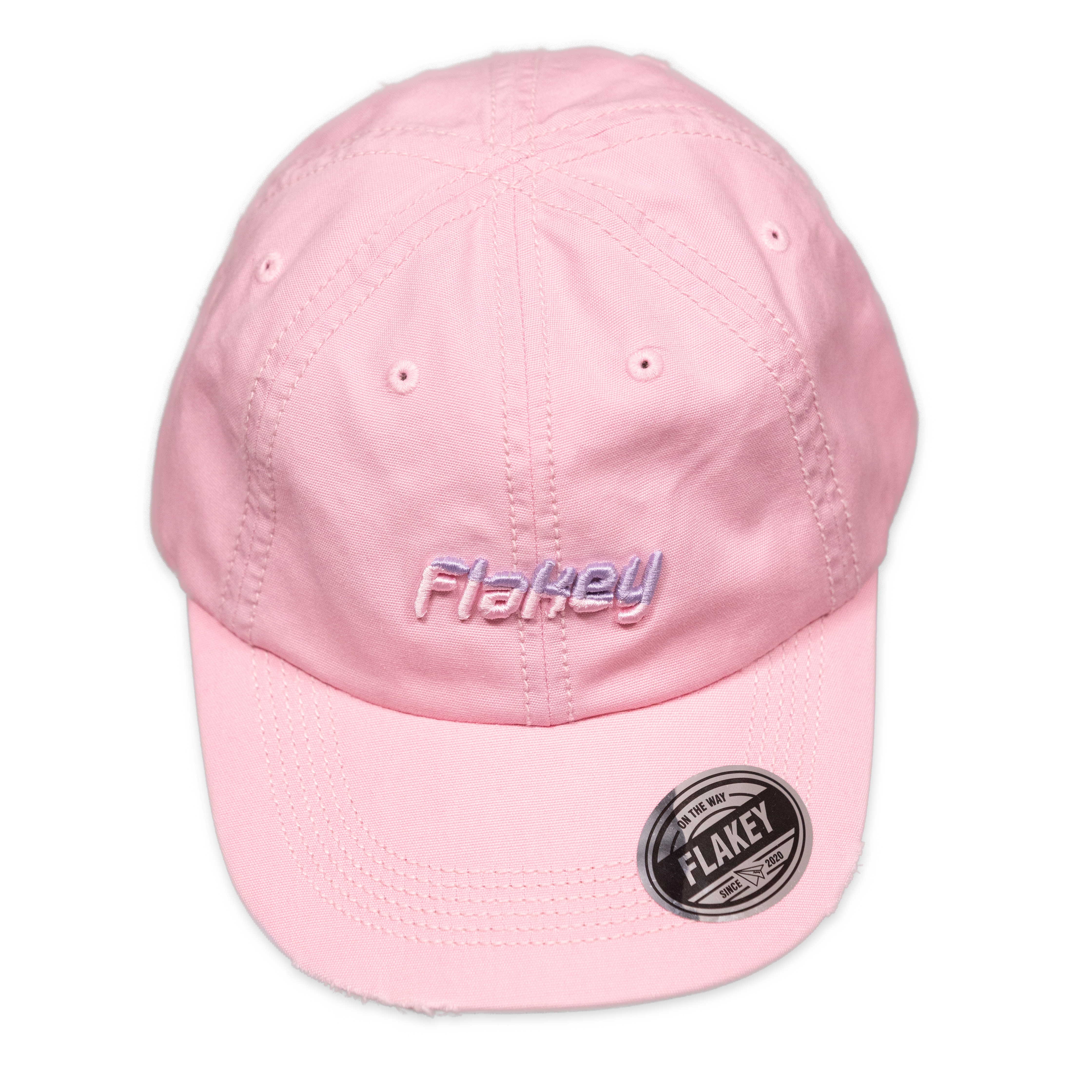 Flakey logo cap (粉紅)