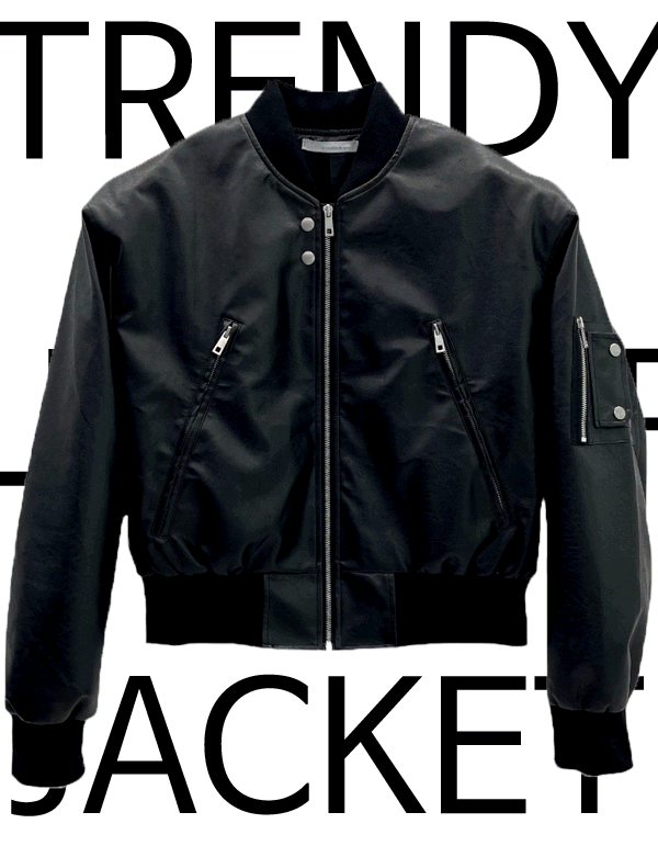 肌肉型肩墊飛行夾克