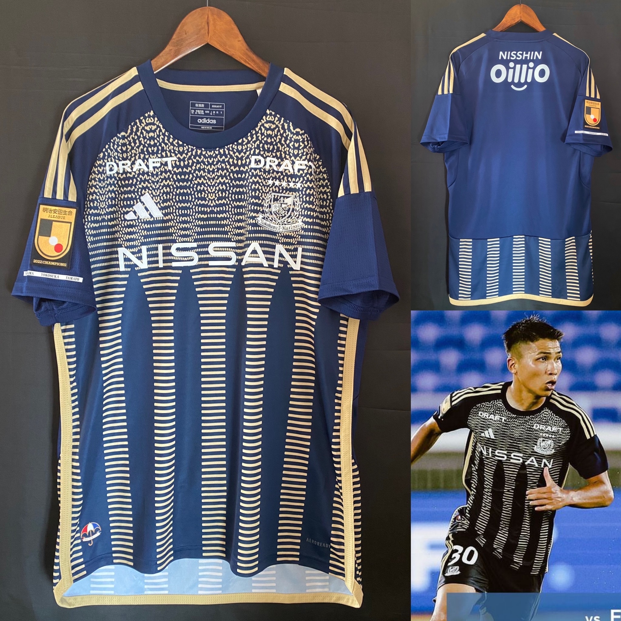 橫濱水手 2023 Adidas 特別版 J-League 金章球衣
