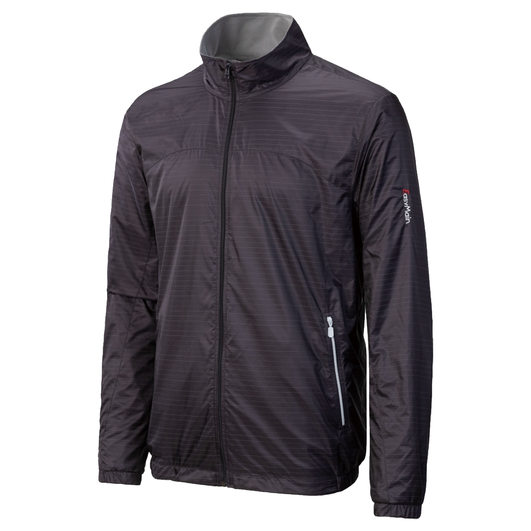 EasyMain衣力美 防風雙層保暖外套 男款 (碳黑) 04EMC23093