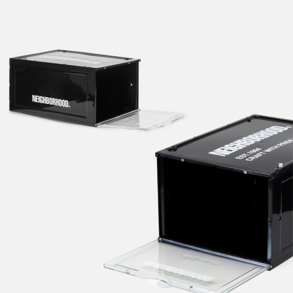 未使用品 NEIGHBORHOOD CI / P-SNEAKER STORAGE NEIGHBORHOOD CI / P-SNEAKER STORAGE 鞋櫃鞋盒收納箱展示架