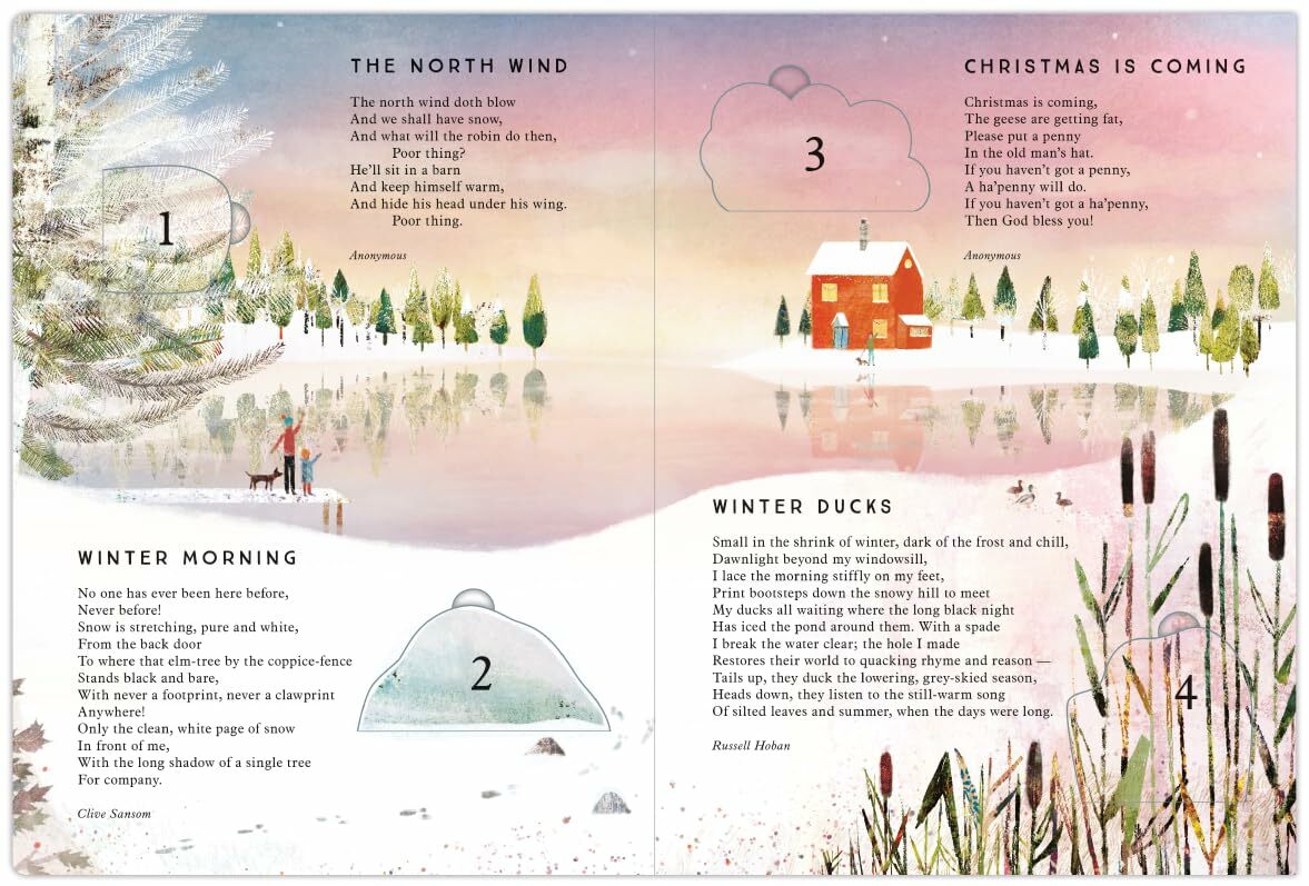 National Trust：Tis the Season：A Lift-The-Flap Advent Calendar Full Of Christmas Poems