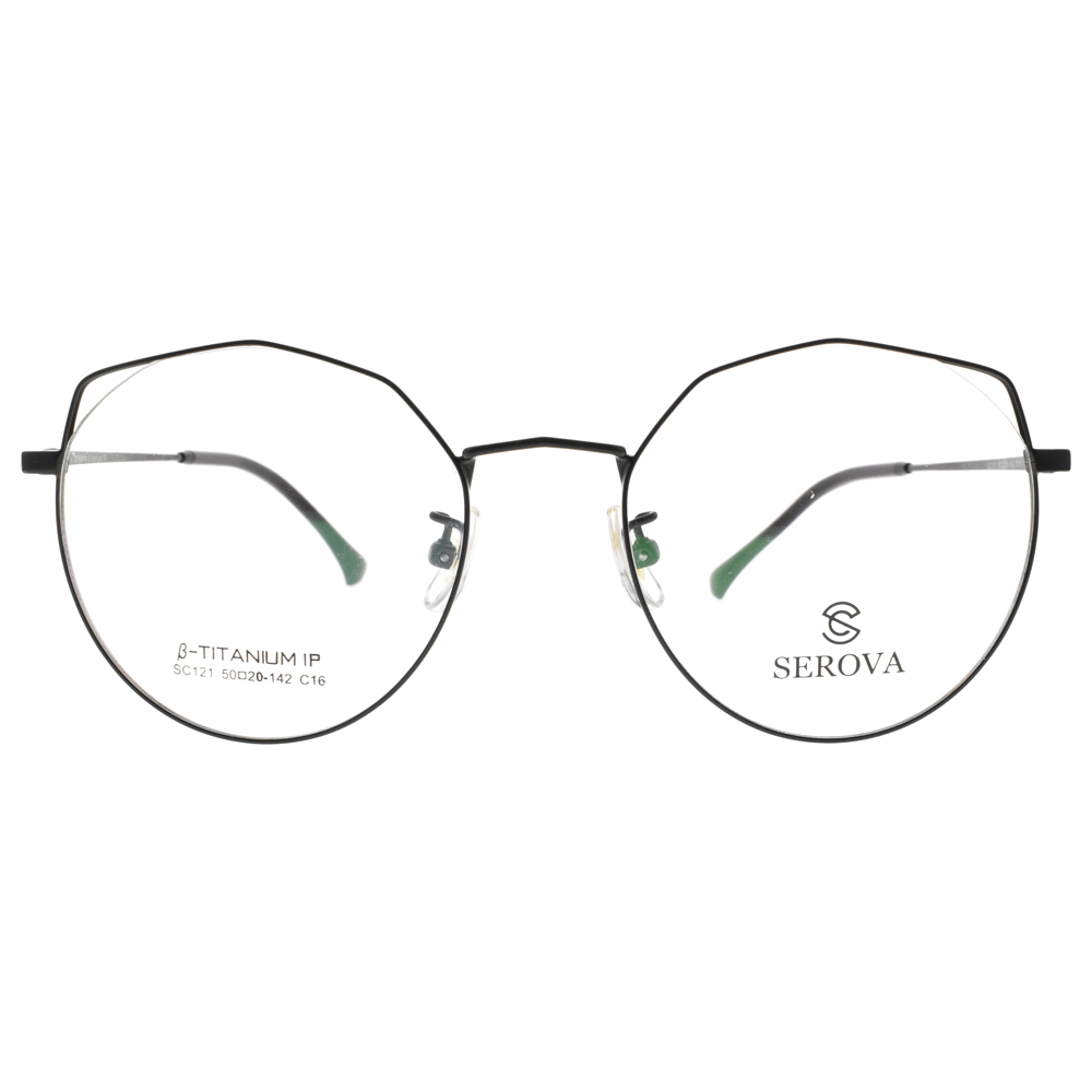 【SEROVA】SC121 (二色) 古典多邊框光學眼鏡