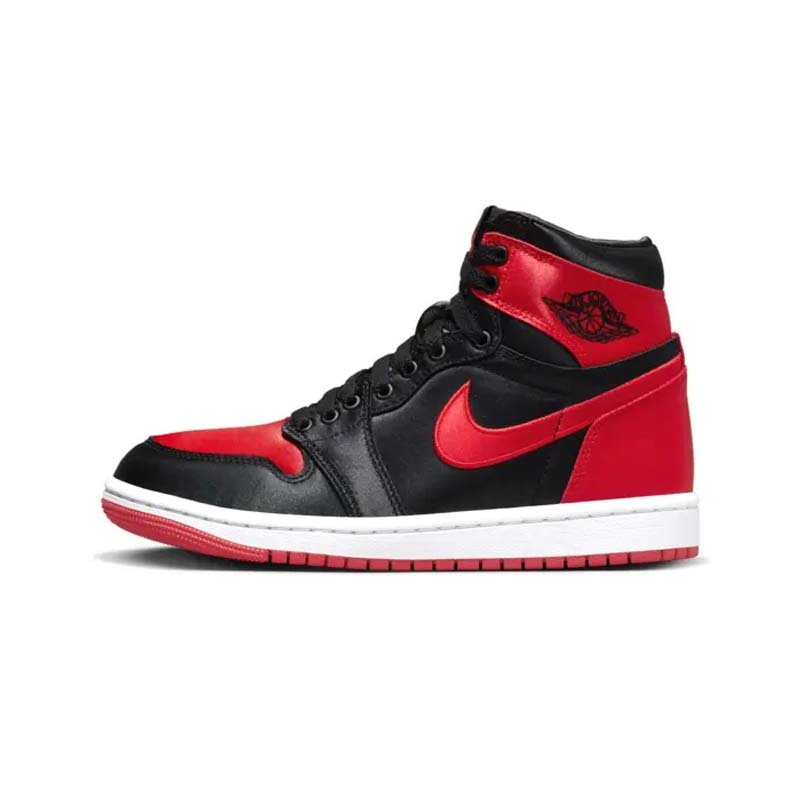 Air Jordan 1 High OG ''Satin Bred '' W 黑紅緞面女鞋男女段FD4