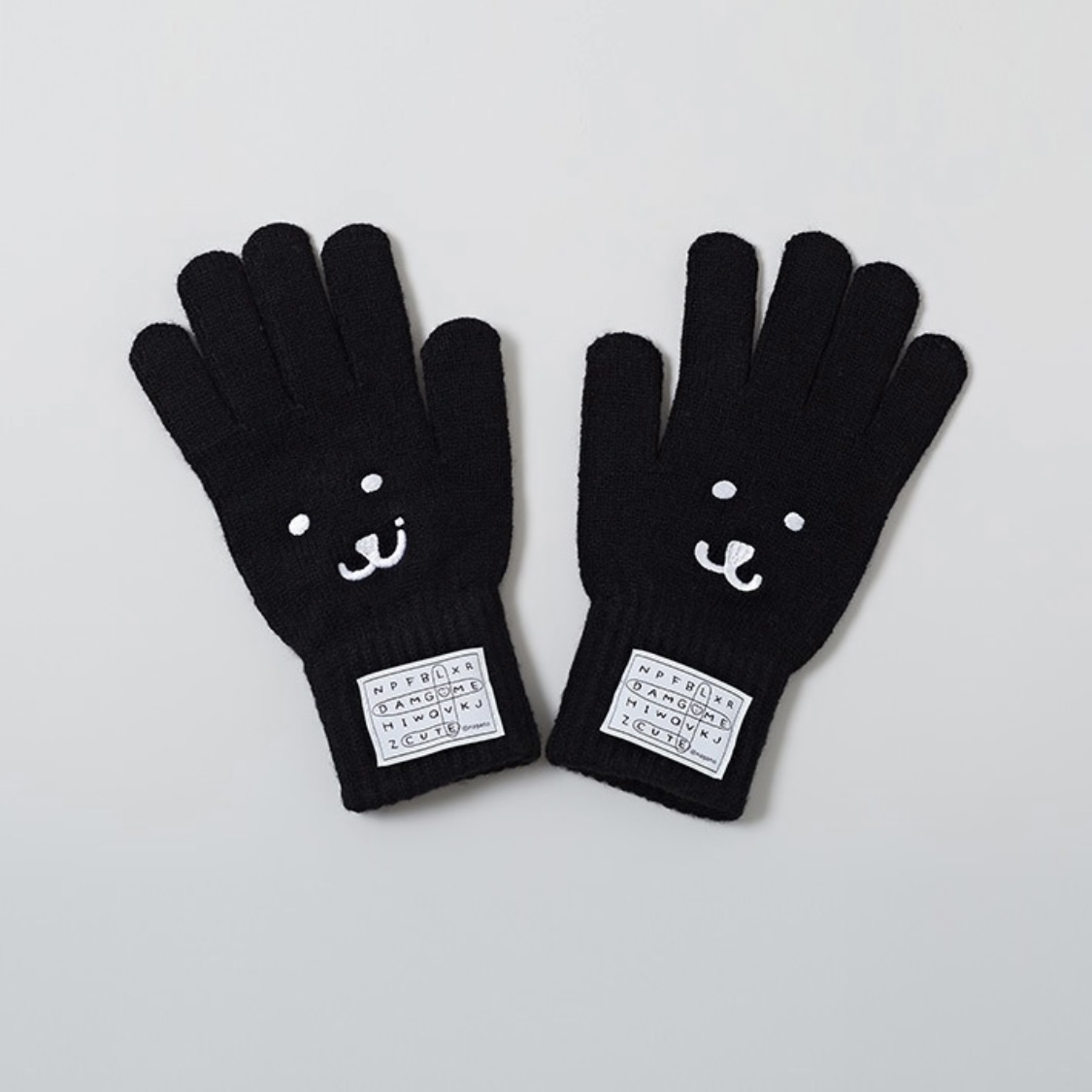 現貨｜韓國 SPAO x 白熊 黑色手套
