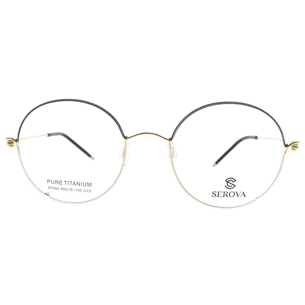 【SEROVA】SP084 (兩色) 極致簡約圓框光學眼鏡