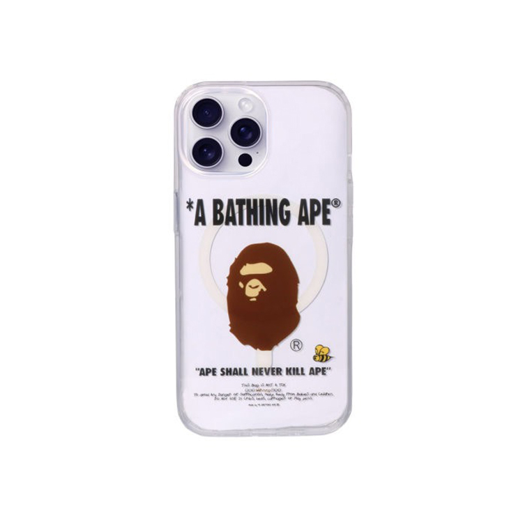 預購｜A Bathing Ape iPhone 15 透明手機殼