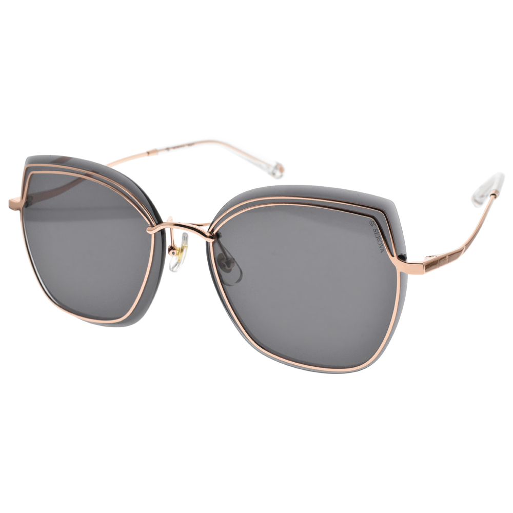 【SEROVA】SS9053 C7 時尚多邊方框太陽眼鏡
