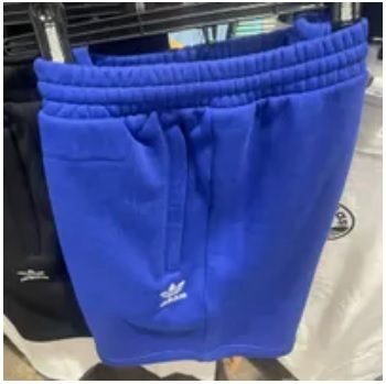 [S] ADIDAS ESSENTIAL SHORT,SEMI LUCID BLUE/WHITE, IJ3097 [FINAL SALE] (SAD94)