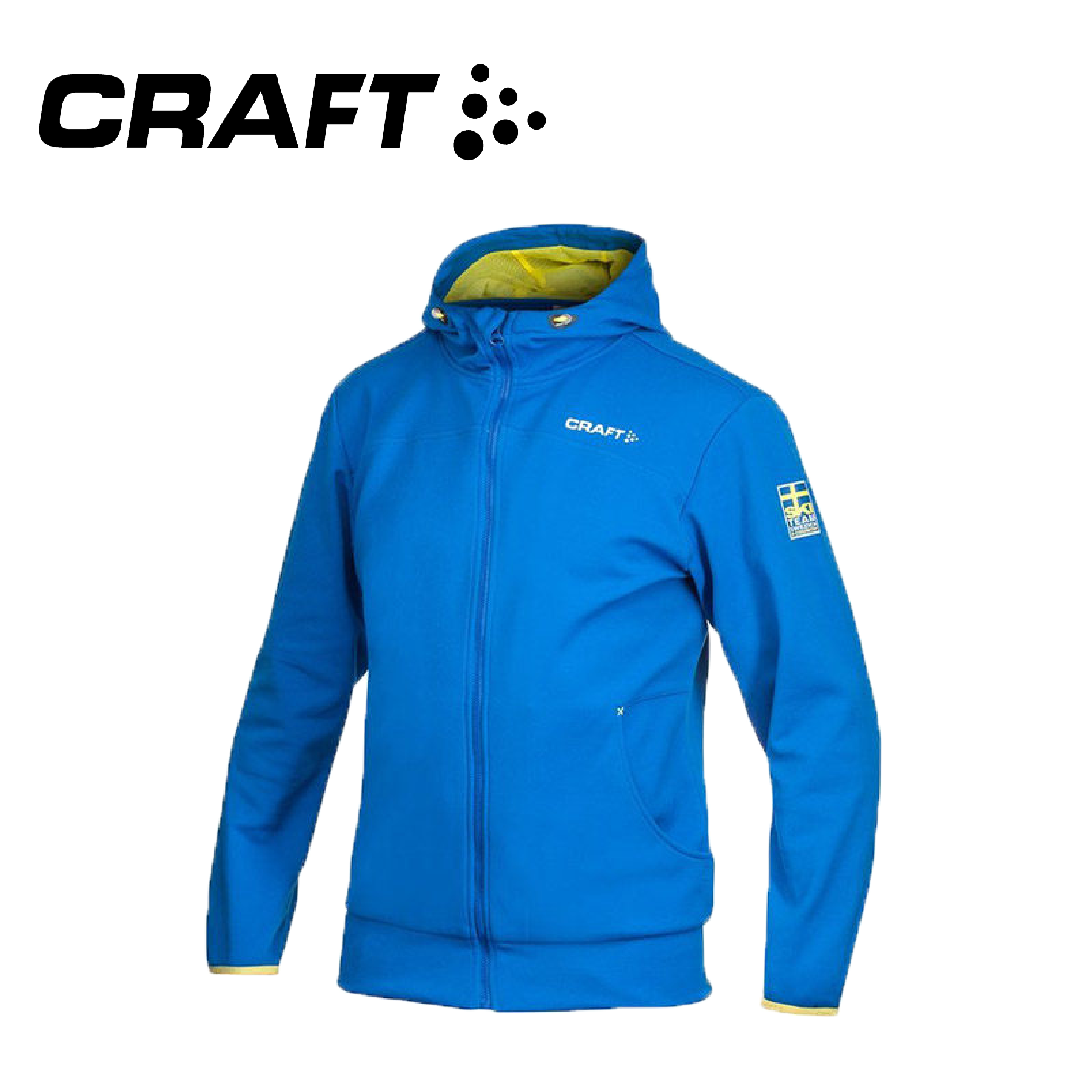CRAFT 瑞典 1902128 SWE XC 連帽外套 男款 瑞典藍 連帽外套/保暖外套/中層衣/保暖舒適/內刷毛/旅遊 04R02128